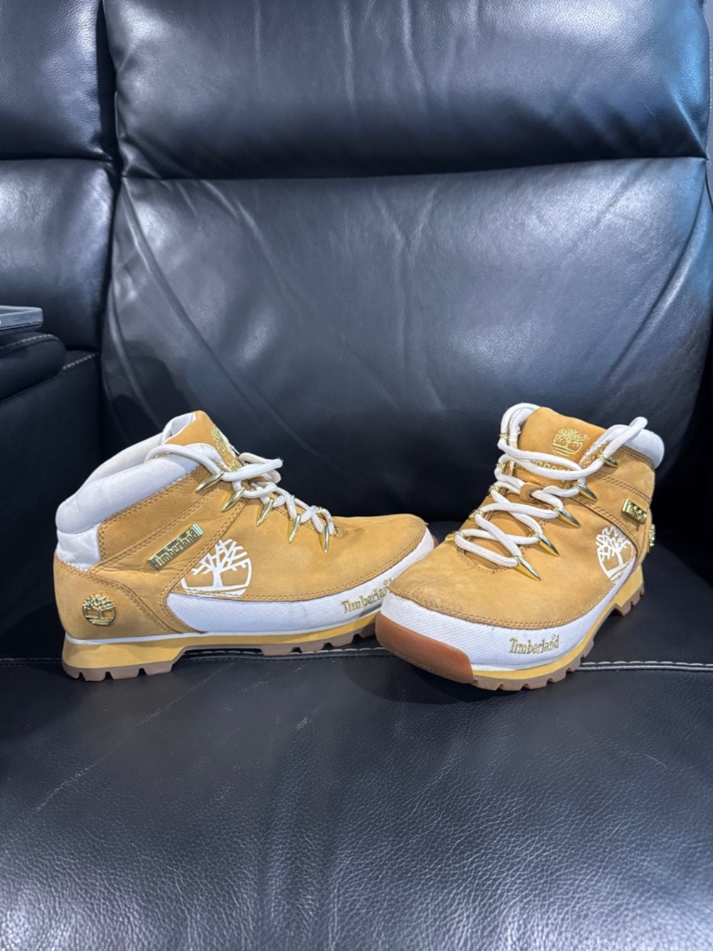 Timberland Euro Hiker Tan Leather Boots